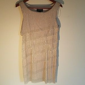 Dress gold color